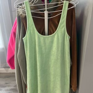 zara terrycloth dress